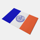 Deurmat met vlag van New York City, Verenigde Stat (Schuin)