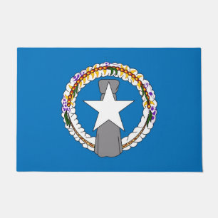 Deurmat met Vlag van Noordelijke Marianen, Verenig