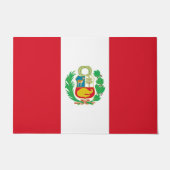 Deurmat met vlag van Peru (Voorkant)