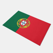 Deurmat met vlag van Portugal (Schuin)