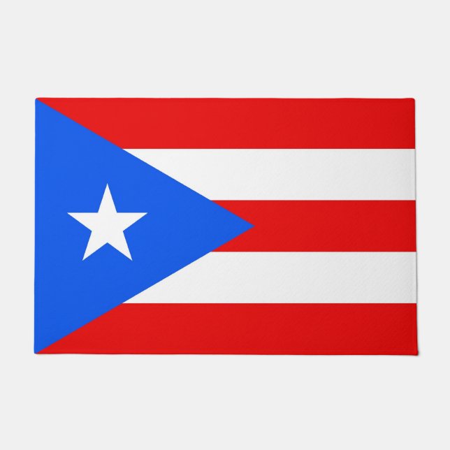 Deurmat met Vlag van Puerto Rico, Verenigde Staten (Voorkant)