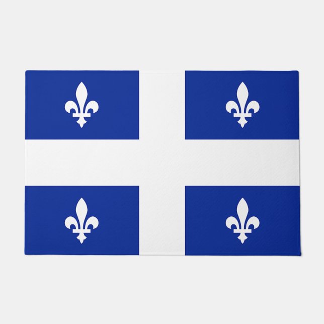Deurmat met vlag van Quebec, Canada (Voorkant)