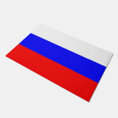 Deurmat met vlag van Rusland (Schuin)
