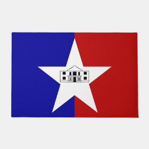 Deurmat met vlag van San Antonio City