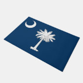 Deurmat met vlag van South Carolina State, Verenig (Schuin)