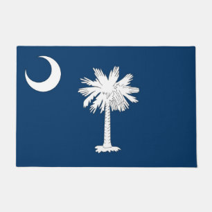 Deurmat met vlag van South Carolina State, Verenig