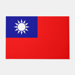 Deurmat met vlag van Taiwan