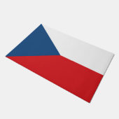 Deurmat met vlag van Tsjechië (Schuin)