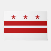 Deurmat met Vlag van Washington DC, VS (Voorkant)