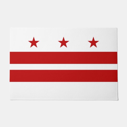Deurmat met Vlag van Washington DC, VS (Voorkant)