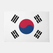 Deurmat met vlag van Zuid-Korea (Voorkant)