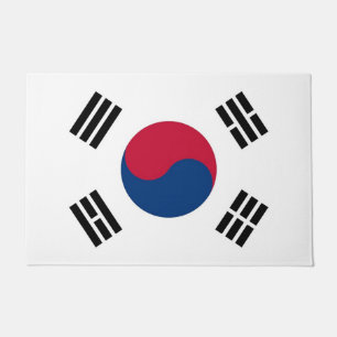 Deurmat met vlag van Zuid-Korea