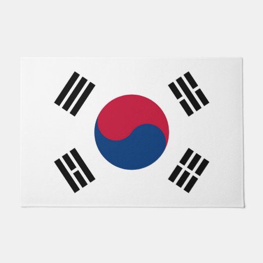 Deurmat met vlag van Zuid-Korea (Voorkant)