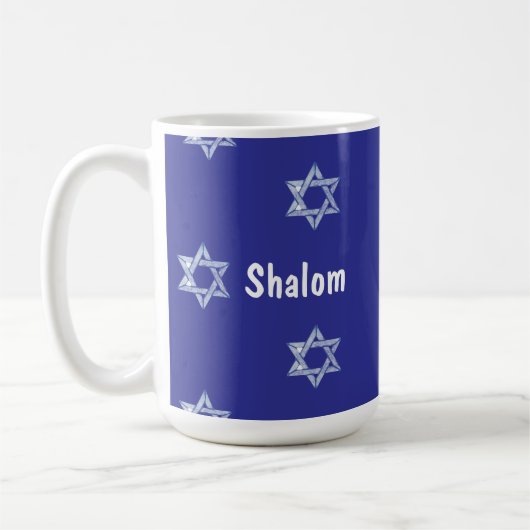 Deurmat om Shalom te zeggen Koffiemok (Links)