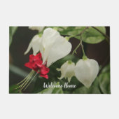  deurmat ontwerp Rood & wit Bloem (Voorkant)