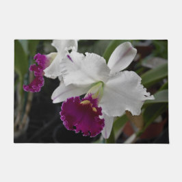 Deurmat Orchidee Wit Paars