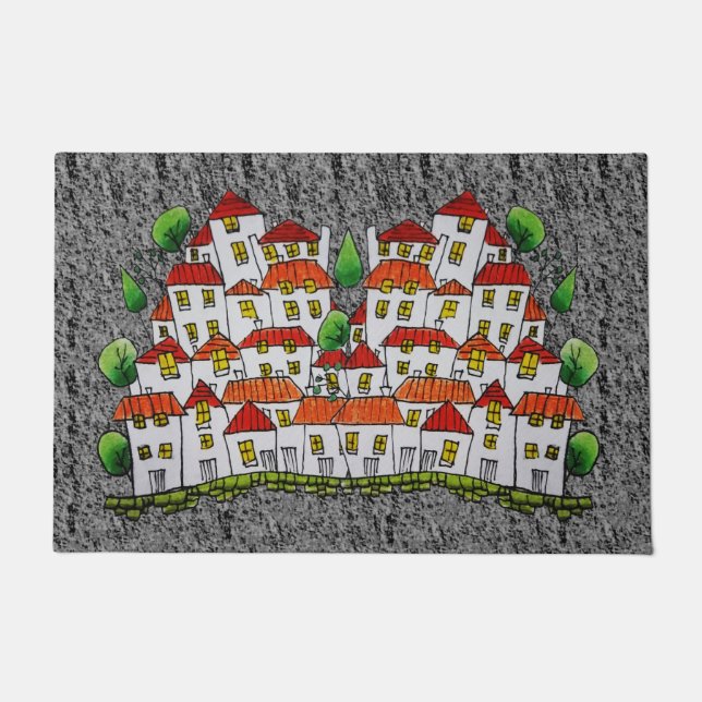 Deurmat (Uniek handgetekend) (Voorkant)