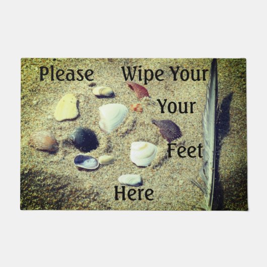 Deurmat veeg alsjeblieft je voeten hier af (Voorkant)