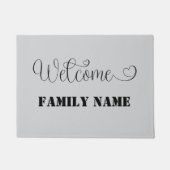 Deurmat voor binnen of buiten gepersonaliseerd tap (Voorkant)