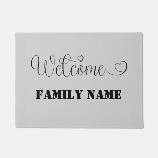 Deurmat voor binnen of buiten gepersonaliseerd tap (Voorkant)