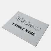 Deurmat voor binnen of buiten gepersonaliseerd tap (Schuin)