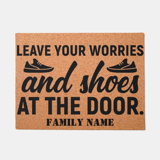 Deurmat voor binnen of buiten gepersonaliseerde gi (Voorkant)