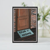 deurmat voor ons eerste huis (Staand voorkant)