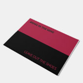 Deurmat voor wijnovers en schoeisel (Schuin)