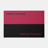 Deurmat voor wijnovers en schoeisel (Voorkant)