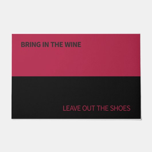 Deurmat voor wijnovers en schoeisel (Voorkant)