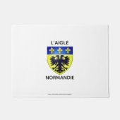 Deurmatten met het wapen van L'Aigle - Normandië (Voorkant)