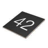 Deurnummer Tegeltje (Zijkant)