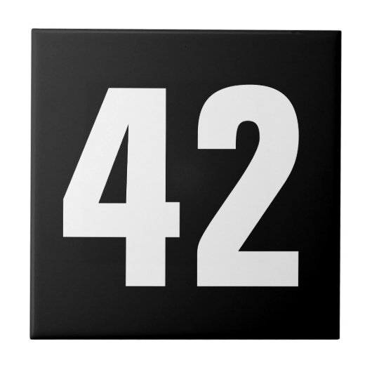 Deurnummer Tegeltje (Voorkant)