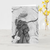 Deuropening aan van de de winterschutter van de de kaart (Gele Bloem)