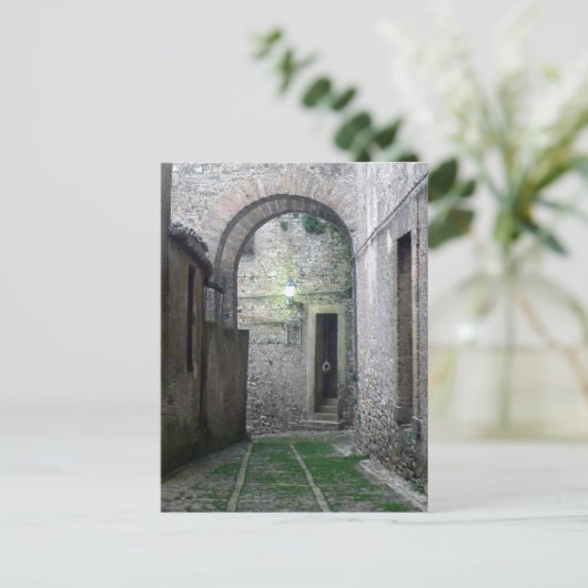 Deuropening in het Briefkaart van Erice Sicilië (Staand voorkant)