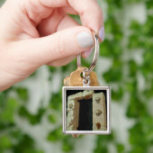 Deuropening met schedels sleutelhanger (Hand)