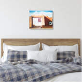 Deuropening New Mexico Canvas Afdruk (Insitu (Slaapkamer))