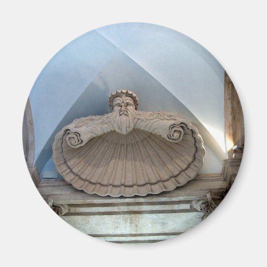 Deuropening van het museum van Capitoline Magneet (Voorkant)