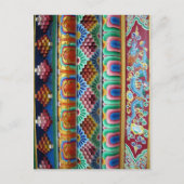 Deuropening van kleurrijke Tibetaanse kloosterdeco Briefkaart (Voorkant)