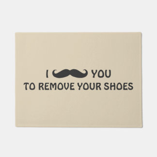 Deurplaat - MUSTACHT U Deurmat