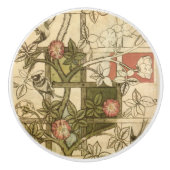 Deurpullen met een Trellis-ontwerp van William Mor Keramische Knop (Voorkant)