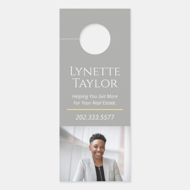 Deurschakelaar voor onroerend goed deurhanger (Voorkant)