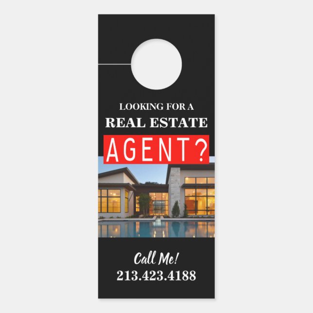 Deurschakelaar voor onroerend goed deurhanger (Voorkant)