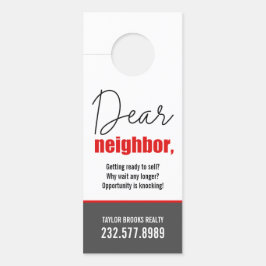 Deurschakelaar voor onroerend goed deurhanger