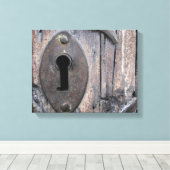  deurslot canvas afdruk (Insitu (Houten vloer))