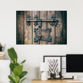 Deurslot van de Nossa Senhora da Pena Kerk Poster (Thuiskantoor)