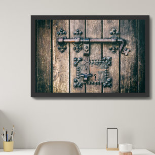 Deurslot van de Nossa Senhora da Pena Kerk Poster