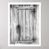 Deurslot van de schootplaat poster (Voorkant)