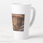 Deursnuffelaar Ijslandse Yule Lad Latte Mok (Rechterhoek)