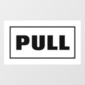 Deurteken, Raamsticker (Vel)